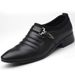 Men's Fashionable Low-Cut Business Casual Shoes – Pointed Toe PU Leather Oxfords With Soft Rubber Sole For Office & Daily Wear Large Size Trendy_vogvips.com