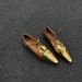 2025 Summer New French Golden Flower Mary Jane For Women, With A Small Point And Square Head Design, Shallow Mouth_vogvips.com