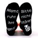 All-cotton mid-tube sports casual socks Creative socks sole letter glue floor socks_vogvips.com