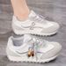 Leather Upper Thick-Soled German Training Shoes For Women, Spring Season, Non-Slip, Thin, Height-Increasing, Lightweight_vogvips.com