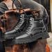 European Warm Series Men's Martin British Style Black Work Height Increasing Safety Shoes Desert Yellow Boots Men_vogvips.com