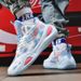 Net cloth basketball shoes anti-slip wear damping professional actual combat shoes_vogvips.com