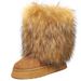 Women's Winter Furry Boots Fashion Y2K Trendy Cute Warm Platform Mid-Calf Snow Boots For Daily Wear Warm Thick Bottom Mid Tube Boots Snow Boots_vogvips.com