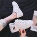 Women's White 2026 Spring New Casual Versatile Student Sports Sneakers Trendy Shoes_vogvips.com