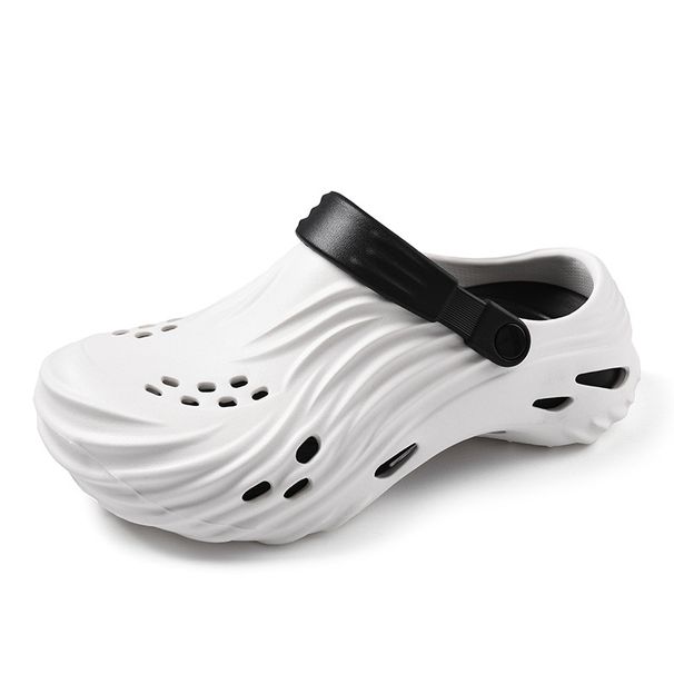 Trendy Clogs Non-Slip Thick Soled Comfortable Closed Toe Slippers for Men And Women Outdoor Casual Beach Sandals_vogvips.com
