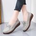 Women's 2024 New Model Flat Versatile Non-Slip Soft Sole Maternity Loafers Shallow Slip-On Shoes For Women And Mothers_vogvips.com