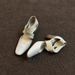 Plus Size Retro Versatile Ballet High Heels For Women, Chunky Heel, Cross Strap, Hollow Casual Closed-Toe Sandals_vogvips.com