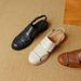 Women's Shoes Timeless New Style Closed Toe Sandals For Women, Perfect For Summer Wear, Featuring A Sophisticated Soft Sole And Retro Roman Design._vogvips.com