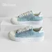 Okimoz Light Blue Denim Distressed Platform Sneakers Casual Running Sneaker Designer Shoes Outdoor Sport Tennis Unisex_vogvips.com