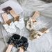 2026 New French Style Bowknot Square-Toe High-Heel Sandals For Women, Summer Outdoor Wear, Plus Size Women's Shoes 41-43_vogvips.com