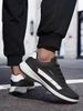 New Men's Large Leather Surface Ultra-light Sports Casual Student Sneakers Running Shoes Size 48_vogvips.com