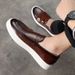 Fashion casual leather shoes men's shoes men's board shoes_vogvips.com