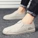 European Warm Series Slip-On Men's Autumn Winter 2025 New Casual White Sneakers Without Laces Leather Loafers Trendy Shoes_vogvips.com