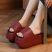 Women's Comfortable Home Slippers 2026 Summer New Versatile Fashionable Outdoor Thick-Soled Height-Increasing Beach_vogvips.com