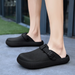 Waterproof Oil Proof Chef Lightweight Eva Men Slippers Breathable Couple Casual Outdoor Garden Clogs Beach Shoes_vogvips.com