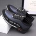 2022 Autumn New Fashion Trend Men's Business Casual Low-top Round Toe Breathable Soft Sole Leather Shoes_vogvips.com