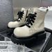 Internet Celebrity British Style Martin 2024 Autumn New Big Toe Work Thick Sole Platform Motorcycle Short Boots Trendy_vogvips.com