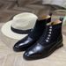 European Warm Series Shoes Autumn Winter Martin British Handmade Leather Classic Men's Short Boots Gentleman Style_vogvips.com