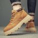 Handmade Leather Men's Shoes Retro Outdoor Platform Casual Shoes Low-top Tooling Shoes_vogvips.com