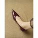 Women's Pointed-Toe Stiletto Pumps – Elegant PU Leather Court Shoes With Comfortable Mid Heel For Office & Daily Wear Comfortable And Versatile_vogvips.com
