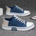 Men's Classic Canvas Sneakers For Summer - Breathable, Slip-Resistant, Durable & Versatile Casual Shoes With Round Toe And Low-Top Design_vogvips.com