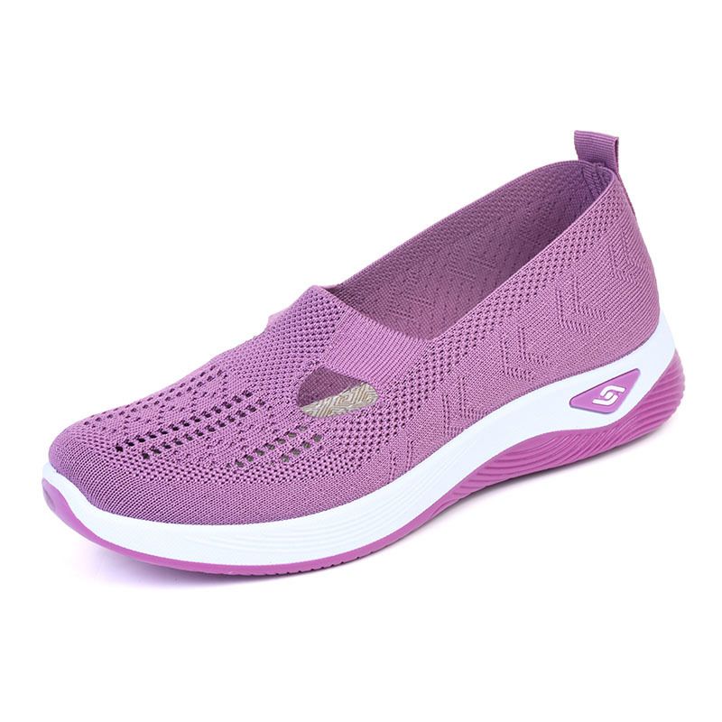 Cross-Border Dropshipping Plus Size Women's Breathable Comfortable Single Wholesale Middle-Aged And Elderly Mom Casual_vogvips.com