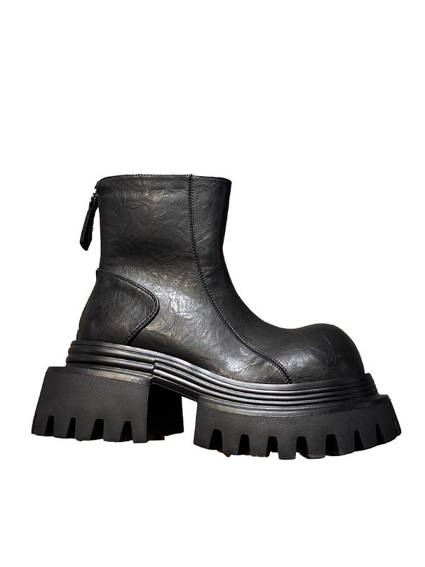 2026 Thick-Soled Non-Slip Short Martin For Women Autumn New Fashion Versatile Black British Style Casual Ankle Boots_vogvips.com