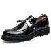 Men's Size 45 New Fashion British Style Casual Korean Version Slip-On Height Increasing Leather Shoes_vogvips.com