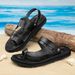 Summer Soft Soled Comfortable Slippers Anti Slip Wear Resistant Beach Shoes Men's Sandals_vogvips.com