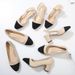 Baotou Sandals For Women Thick Heel Versatile Flat High Heels Simple Design Suitable For Students And Everyday Wear_vogvips.com