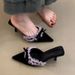 French Temperament Bag Head Half Slippers Women Wear Spring And Summer New Lace Lace Skirt Beautiful High Heels Women_vogvips.com