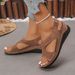 Designer Women's Wedges New Woman Breathable Fashion Comfort Handiness Summer Casual Female Sandals_vogvips.com