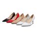 High Women S Patent Leather Pointed Toe Fashion Daily Cm Heels Shoes Large Size Brand Pumps_vogvips.com