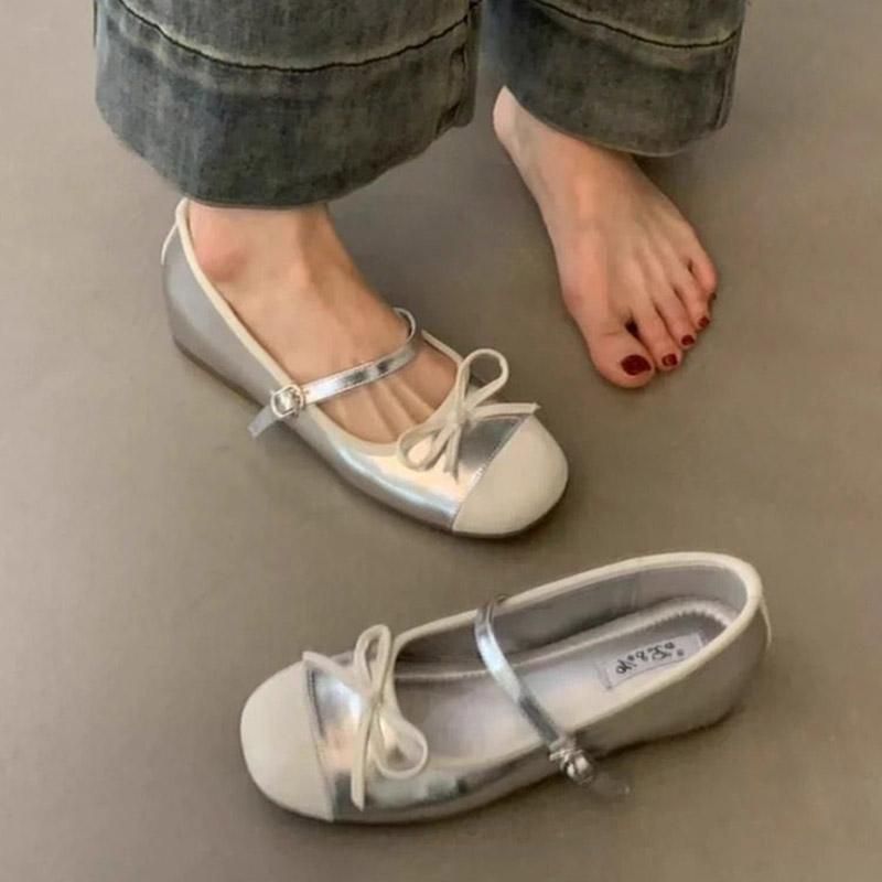 French Style Dress With Mary Jane Single Shoe 2025 New Summer Evening Breeze Gentle Temperament Bean Versatile Women's_vogvips.com