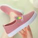 Women's Sneakers Spring Autumn Casual Slip-On Lazy Low-Top Canvas Non-Slip Middle-Aged Single Soft Sole Mom Shoes_vogvips.com
