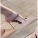 2026 New Model Pointed Toe Nude Pink Rhinestone Elegant Thin Heel Women's Sandals, Chic Closed-Toe Mules_vogvips.com