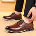 Mildon 9901 cross-border men's leather shoes men's large size 38-48 work Fashion OPP bag packaging without shoe box_vogvips.com