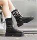 Trendy Brand Winter High Cut Martin Boots, Men's Zippered Youth Genuine Leather, British Style Trend Warm Thick Soled_vogvips.com