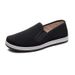 ShoeVault Summer Old Beijing Cloth Men, New Black Driving Work Shoes, Slip-On For Middle-Aged And Elderly Dads, Casual Shoes_vogvips.com