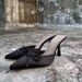 Women's Elegant Satin Pointed Toe Mule Shoes – High Heel Slip-On With Bow Detail For Fall With Closed Toe And Low Cut Design._vogvips.com