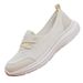2024 Spring Cross-Border Large Size Slip-On Lazy Casual Women's Mom Low-Cut Flat Walking Shoes_vogvips.com