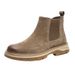 American Slip-On Martin Men's British Style Versatile Zipper Mid-Cut Short Boots_vogvips.com