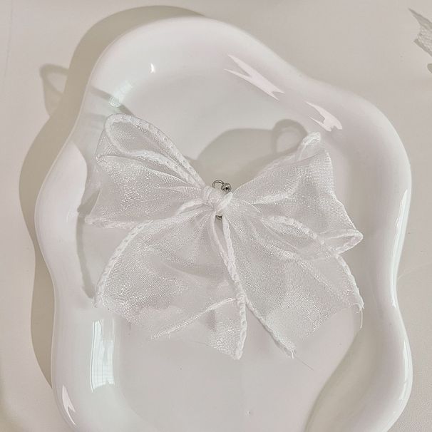 Shoelaces Ribbon Transparent Shoelaces Lace Ballet Style Korean Version Pearl Buckle Off White Shoe Rope_vogvips.com