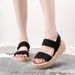 Sandals For Women Wearing Summer New Korean Style Fashionable Cross Strap Instagram Thick Soled Roman Shoes_vogvips.com