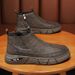 New Autumn Mid-Calf Martin Fashion British Style High-Top Casual Trendy Workwear Versatile Men's Boots_vogvips.com