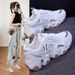 2025 Spring New Breathable Dad For Women Korean Style Sports Ins Thick Sole Student Running Shoes 508_vogvips.com