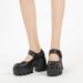 High Heeled Mary Jane Women's 2025 New Item Square Toe, Height Increasing, Small Leather Shoes, Sponge Cake Sole, Thick_vogvips.com
