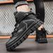 New Men's Casual Shoes,Men's Black Ankle Boots_vogvips.com