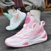 Large size basketball shoes men's shoes non-slip breathable sports shoes youth middle school students actual combat training shoes_vogvips.com