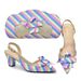 Stylish women's high-heeled pointed hollow sandals with a clutch set_vogvips.com